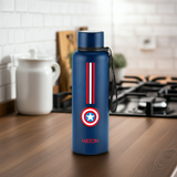 Milton Marvel Captain America Artedge Water Bottle Blue