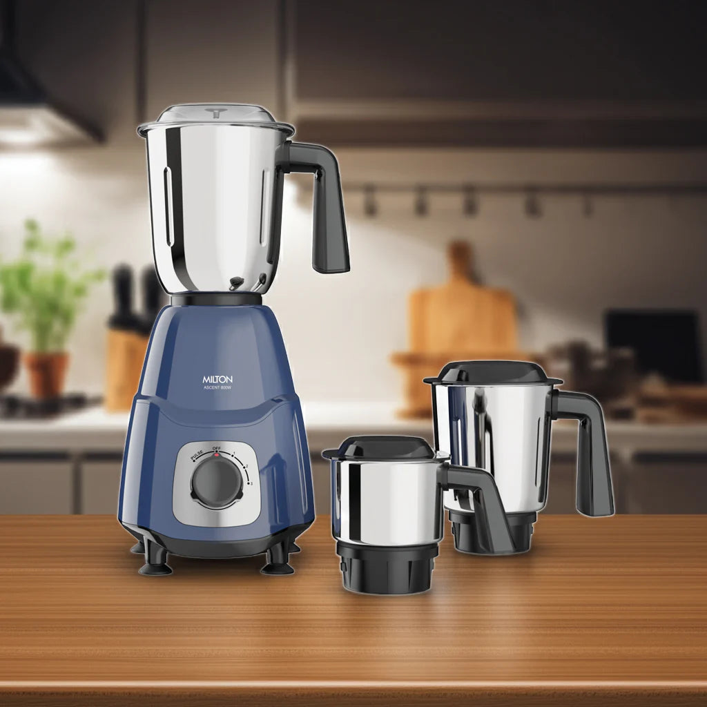 Milton Ascent Mixer Grinder 3 jar 800w