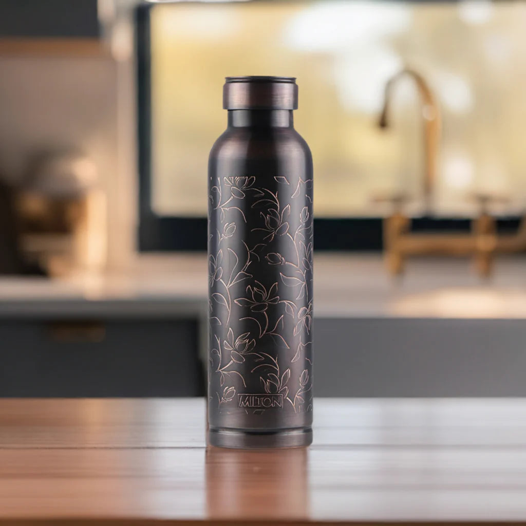Milton Copper Swasth Design Bottle Black Lotus 940ML