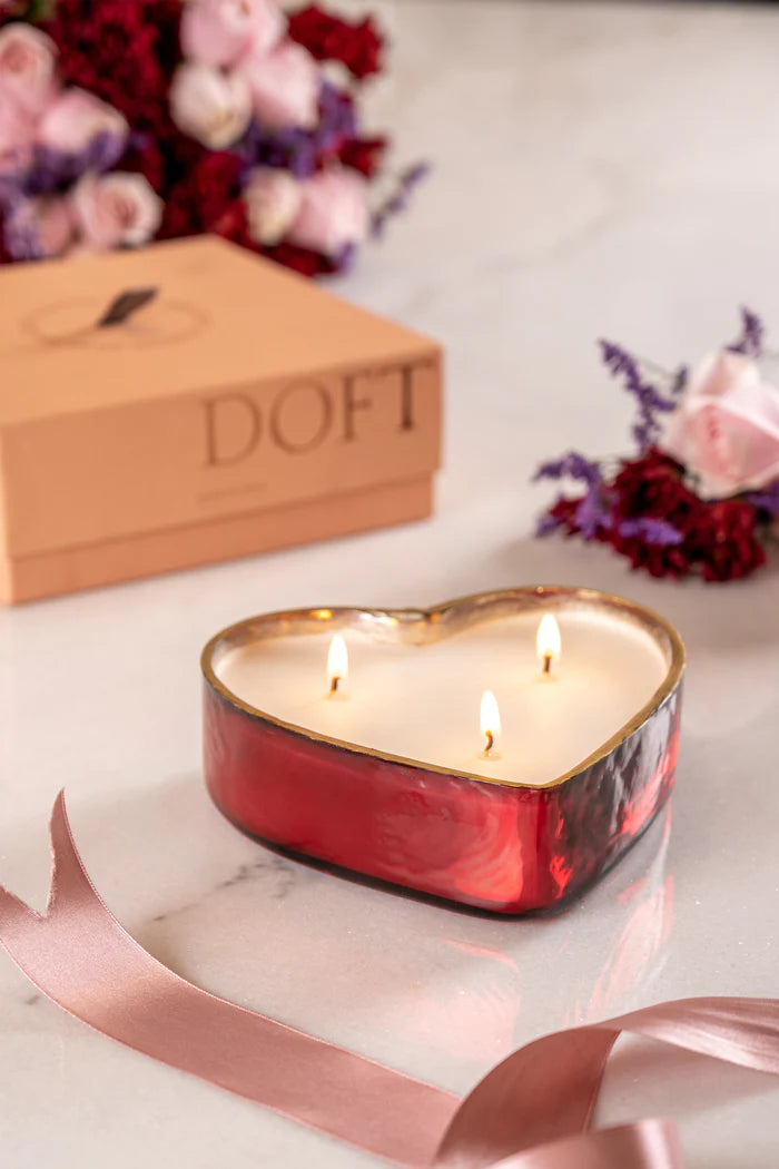 Doft Red Sweetheart -Bowl Candle | Peony