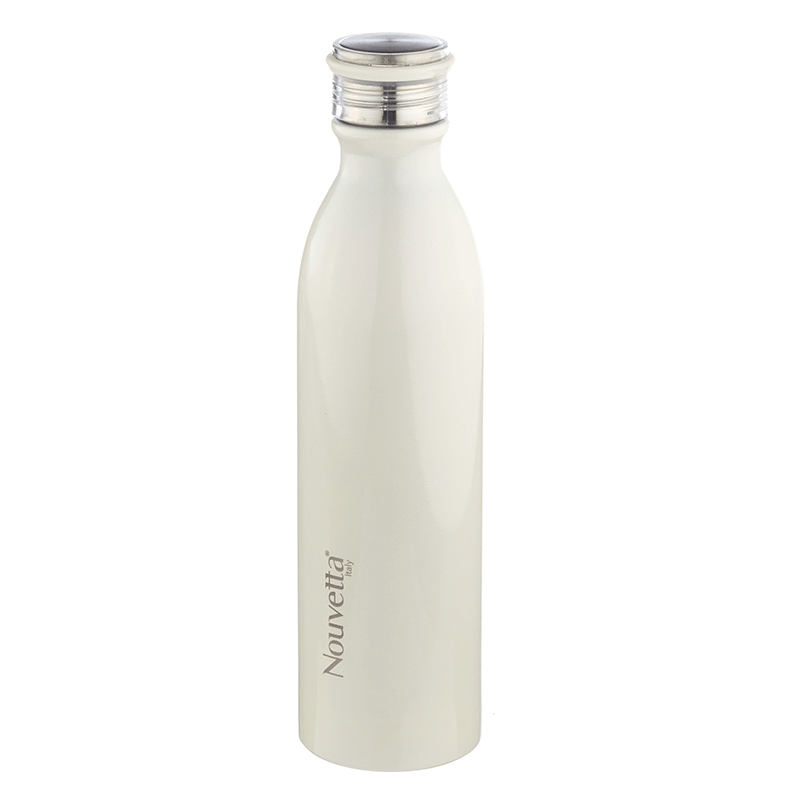 Nouvetta Indigo Double Wall Bottle White 750ML