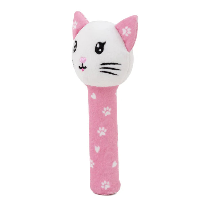 Mirada Kitty Rattle Soft Toy – 18cm