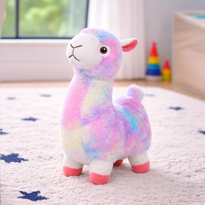 Mirada Standing Llama Soft Toy – 35cm