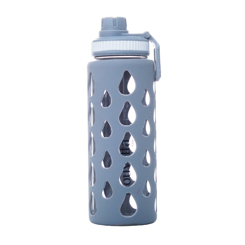 Nouvetta Splash Borosilicate Bottle Grey 750ML