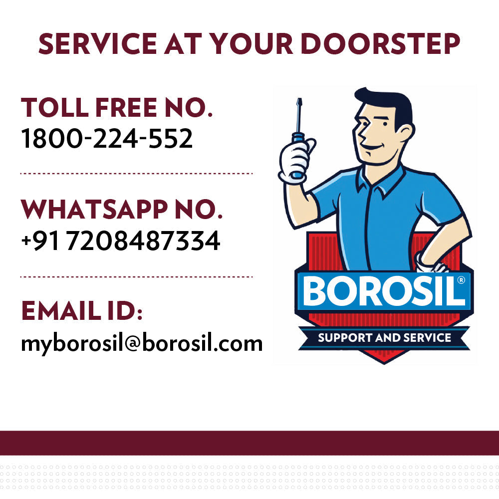 Borosil Digital Air FryerWith Touch Controls for Oil-Free Cooking 1700W