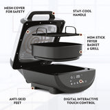 Borosil Digital Air FryerWith Touch Controls for Oil-Free Cooking 1700W