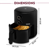 Borosil Smart Electric Air Fryer For Healthy Cooking 1450W