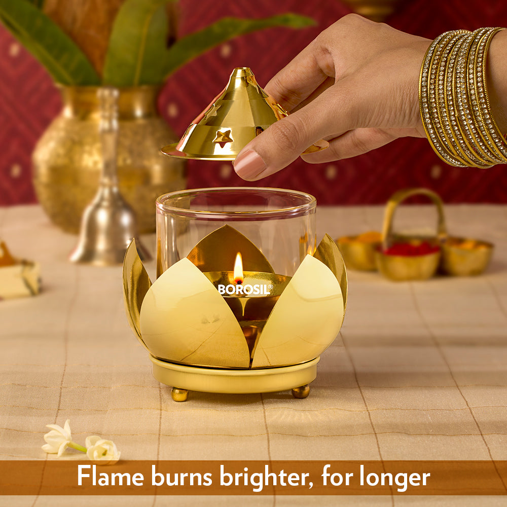 Borosil Shubh Akhand Diya, Medium