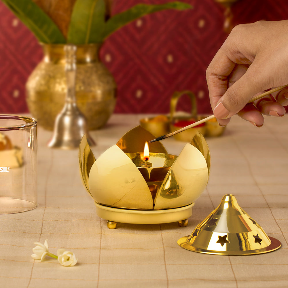 Borosil Shubh Akhand Diya, Medium