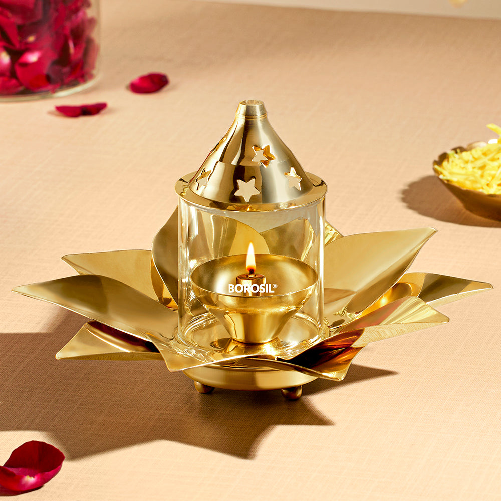 Borosil Kamal Akhand Diya, Small