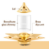 Borosil Kamal Akhand Diya, Small