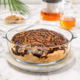 Borosil Round Cake Dish with Handle