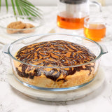 Borosil Round Cake Dish with Handle