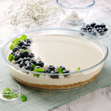 Borosil Oven Safe Glass Round Dish 2L