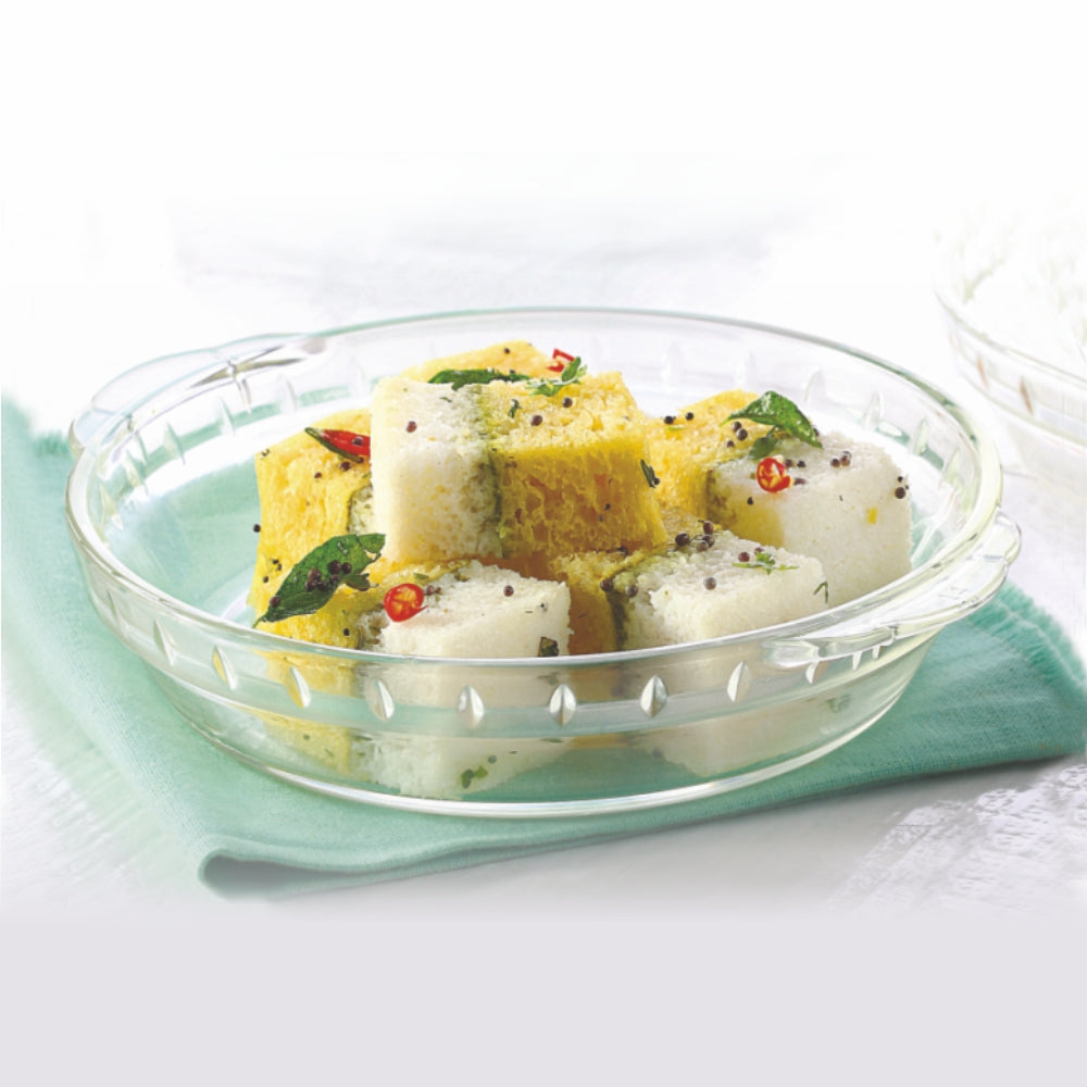 Borosil Eat-Off-Me Microwave Safe Plate