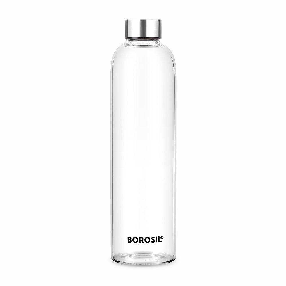 Borosil Personalised Crysto Clear Glass Bottle
