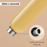 Borosil Crysto Narrow Mouth Clear Glass Bottle