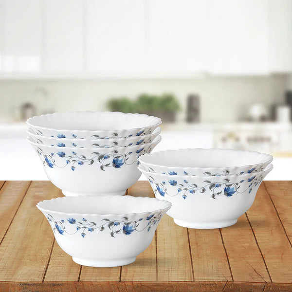 Borosil Larah Helena Veg Bowl Set, 6 pc