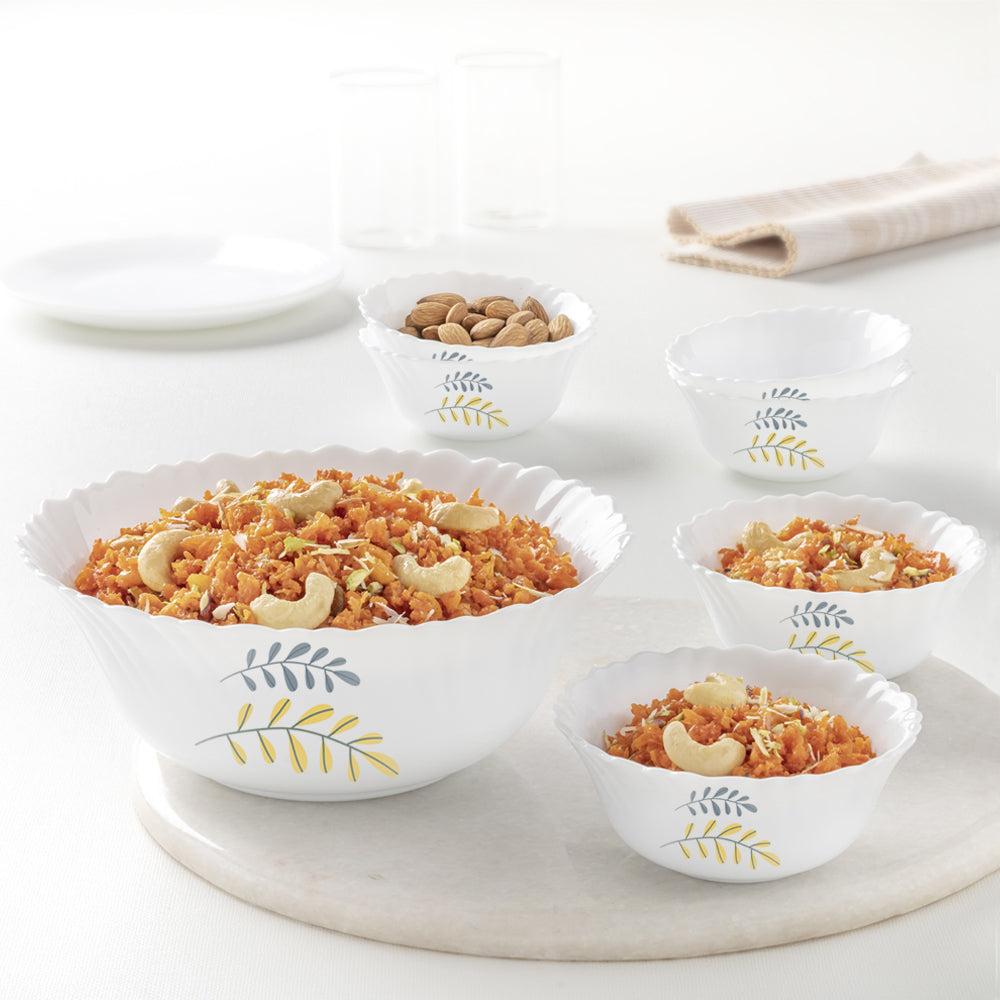 Borosil Larah Niva Pudding Set, 7 pc (Small)