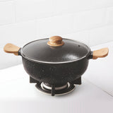 Borosil Vajra Nonstick Deep Kadai w Glass Lid
