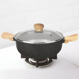Borosil Vajra Nonstick Deep Kadai w Glass Lid