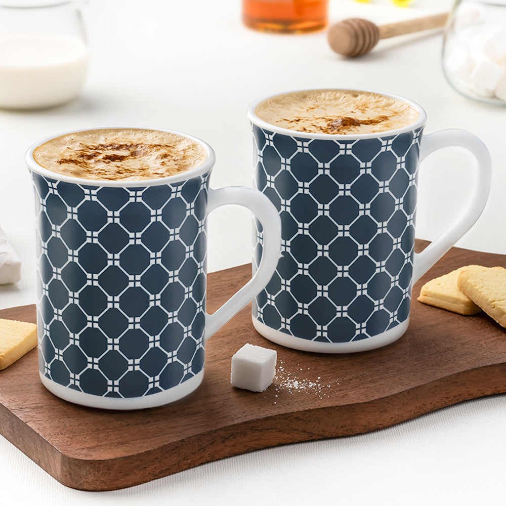 Borosil Larah Kazak White Mug