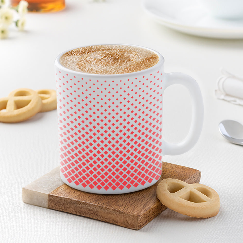 Borosil Larah Ruby Pixel Mug 320Ml