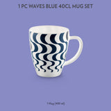 Borosil Larah Waves Mug 390ml