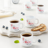 Borosil Larah Fiore Mug Set