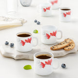 Borosil Larah Ruby Mug Set