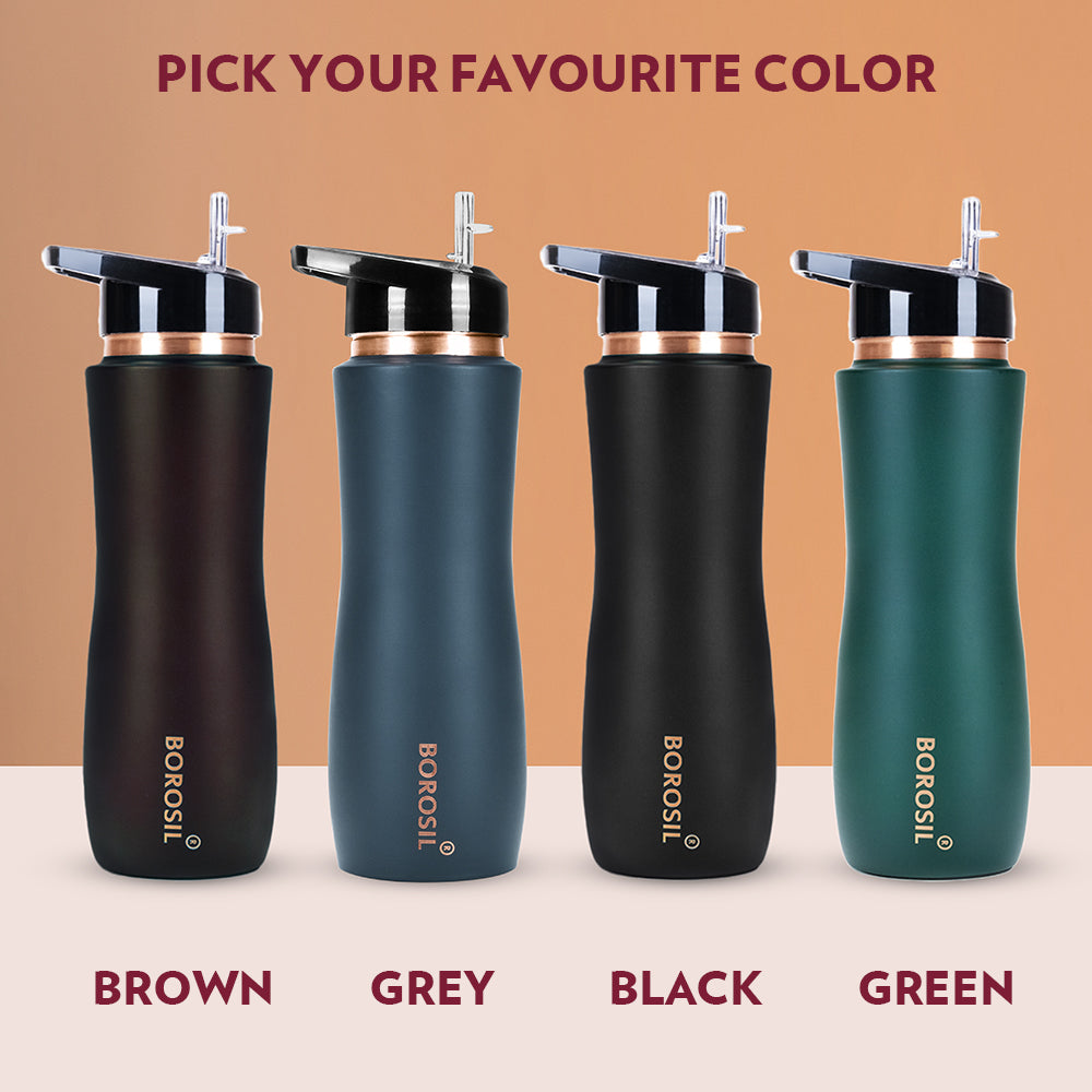 Borosil Personalised Sipper Copper Bottle