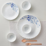Borosil The Larah Blue Eve Dinner Set, 23 pc