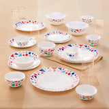 Borosil Larah Speckle Dinner Set 35 pc