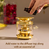 Borosil Brass Diffuser, Medium