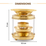 Borosil Brass Diffuser, Medium