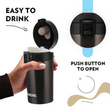 Borosil Coffeemate Insulated Mug, Mocha, 260ml