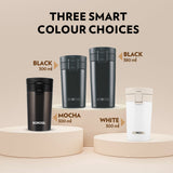 Borosil Coffeemate Insulated Mug, Mocha, 260ml