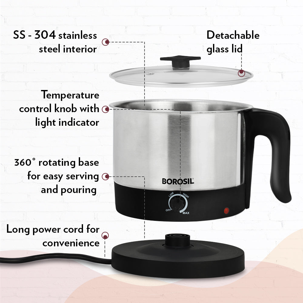 Borosil Omni Electric Kettle 1L