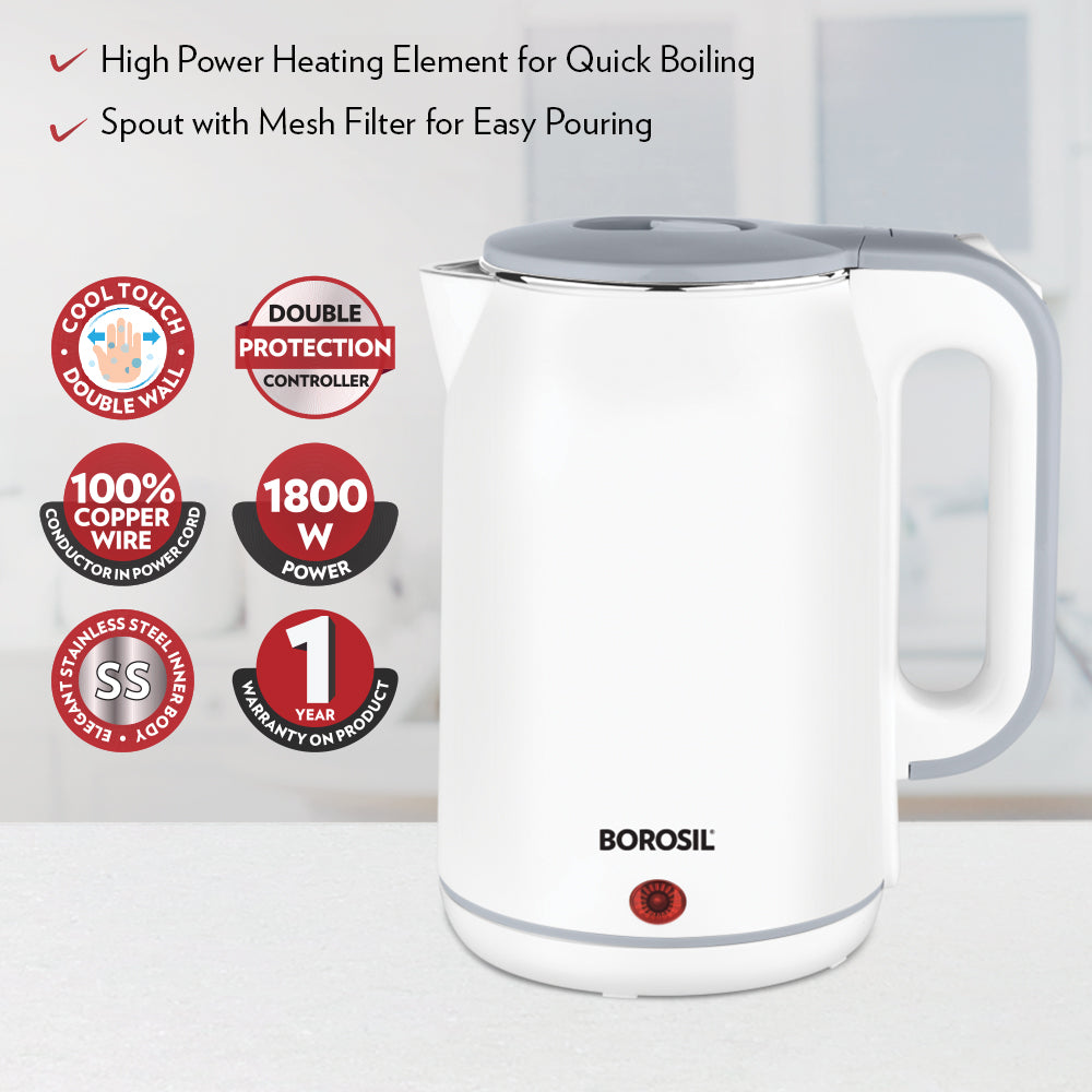 Borosil Cooltouch Electric Kettle