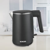 Borosil Cooltouch Stainless Steel Electric Kettle 1L