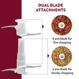 Borosil Chef Delite Electric Chopper with Dual Blade