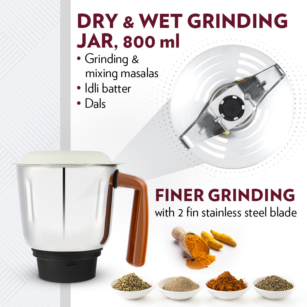 Borosil HomeStar Mixer Grinder 500W