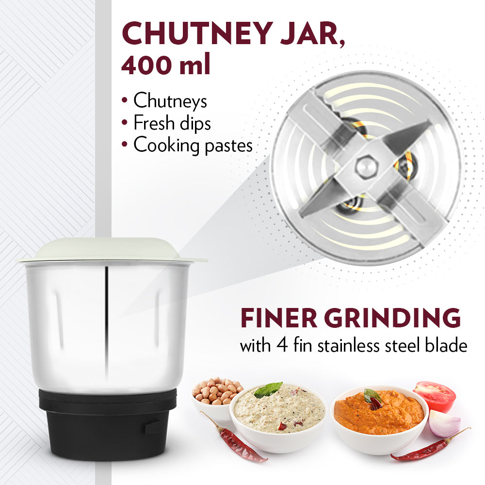 Borosil HomeStar Mixer Grinder 500W
