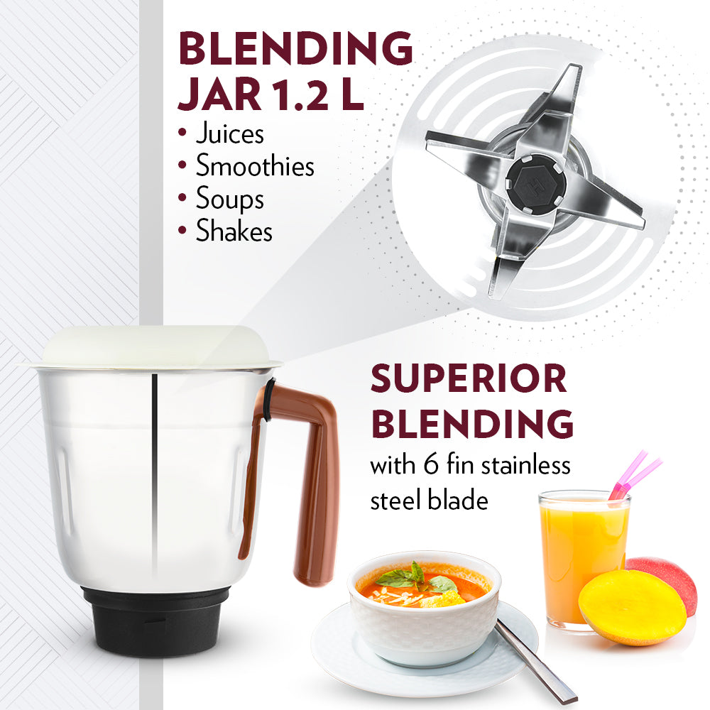 Borosil HomeStar Mixer Grinder 500W