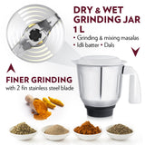 Borosil Supermax Mixer Grinder-Red 750W