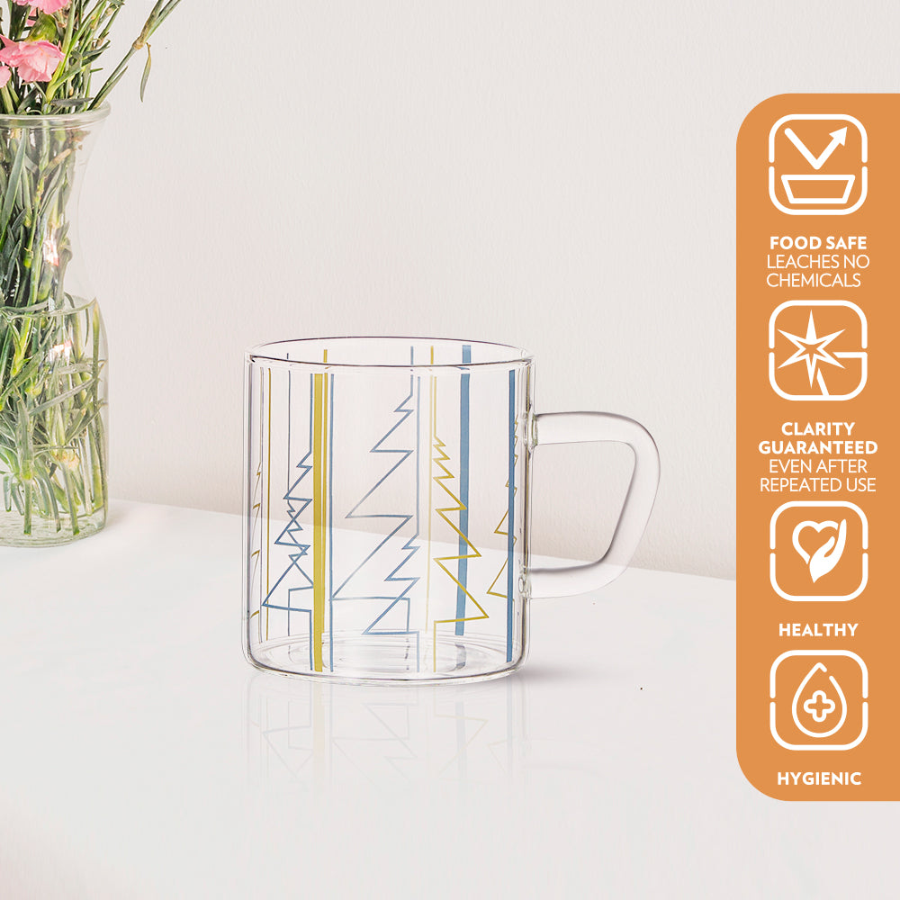 Borosil Sintra Classic Mug Set of 6, 190ml