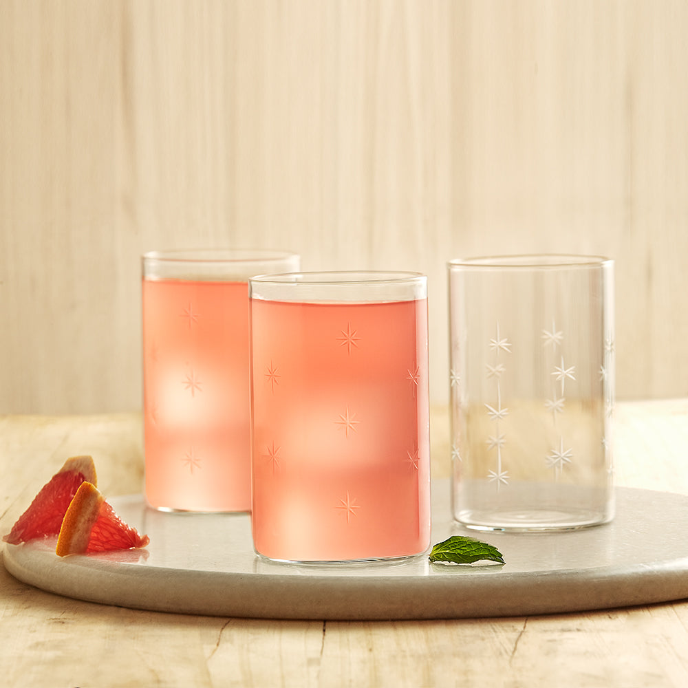 Borosil Galaxy Glass Set of 6, 350ml