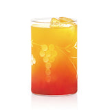 Borosil Cut Glass Creeper Large Set of 6, 350ml