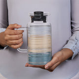 Borosil Glance Multipurpose Jug w Glasses Set of 3, 1L + 295ml x 2