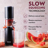 Borosil Easy Juice Cold Press Slow Juicer 130w